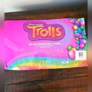 Troll's Guy Diamond Costume, Boys Small, Never Worn!